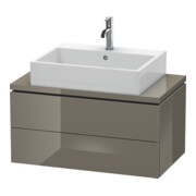 Duravit Waschtischunterschrank Compact L-Cube 82x47,7cm, f Gr hgl, f Kons, 2 Schub.