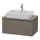Duravit Waschtischunterschrank Compact L-Cube 82x47,7cm, f Gr s-matt, f Kons, 1 Ausz.-1