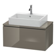 Duravit Waschtischunterschrank Compact L-Cube 82x47,7cm, flan. Gr hgl, f Kons, 1 Ausz.