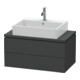 Duravit Waschtischunterschrank Compact L-Cube 82x47,7cm, graph ma, f Kons, 2 Schub.-1