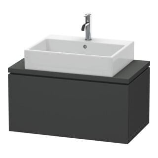 Duravit Waschtischunterschrank Compact L-Cube 82x47,7cm, graph ma, f Konsole, 1 Auszug