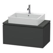Duravit Waschtischunterschrank Compact L-Cube 82x47,7cm, graph ma, f Konsole, 1 Auszug-1
