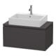 Duravit Waschtischunterschrank Compact L-Cube 82x47,7cm, graph matt, f Kons, 1 Auszug-1