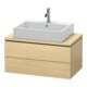 Duravit Waschtischunterschrank Compact L-Cube 82x47,7cm, med. Ei, f Kons, 2 Schub.-1