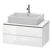 Duravit Waschtischunterschrank Compact L-Cube 82x47,7cm, we. hgl, f Kons, 2 Schub.