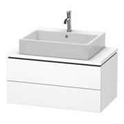 Duravit Waschtischunterschrank Compact L-Cube 82x47,7cm, we. ma, f Kons, 2 Schubkästen