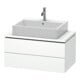 Duravit Waschtischunterschrank Compact L-Cube 82x47,7cm, we. matt, f Kons, 2 Schub.-1