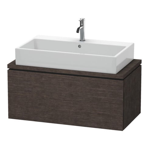 Duravit Waschtischunterschrank Compact L-Cube 92x47,7cm, Ei dkl. geb., f Kons, 1 Ausz.