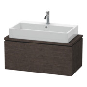 Duravit Waschtischunterschrank Compact L-Cube 92x47,7cm, Ei dkl. geb., f Kons, 1 Ausz.-1