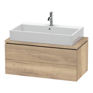 Duravit Waschtischunterschrank Compact L-Cube 92x47,7cm, Ei marm., f Kons, 2 Schub.