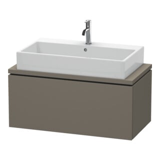 Duravit Waschtischunterschrank Compact L-Cube 92x47,7cm, f Gr s-matt, f Kons, 1 Ausz.