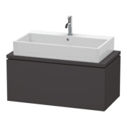 Duravit Waschtischunterschrank Compact L-Cube 92x47,7cm, graph matt, f Kons, 1 Auszug-1