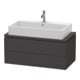 Duravit Waschtischunterschrank Compact L-Cube 92x47,7cm, graph matt, f Kons, 2 Schub.-1