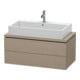 Duravit Waschtischunterschrank Compact L-Cube 92x47,7cm, lei, f Konsole, 2 Schubkästen-1