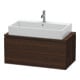 Duravit Waschtischunterschrank Compact L-Cube 92x47,7cm, Nussb geb., f Kons, 2 Schub.-1