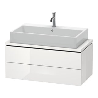 Duravit Waschtischunterschrank Compact L-Cube 92x47,7cm, we. hgl, f Kons, 2 Schub.