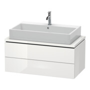 Duravit Waschtischunterschrank Compact L-Cube 92x47,7cm, we. hgl, f Kons, 2 Schub.