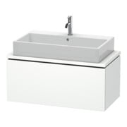 Duravit Waschtischunterschrank Compact L-Cube 92x47,7cm, we. matt, f Konsole, 1 Auszug