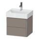 Duravit Waschtischunterschrank Compact XSquare 48,4x39cm, bas. ma, 2 Schub., wandhängend-1