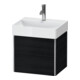 Duravit Waschtischunterschrank Compact XSquare 48,4x39cm, Ei sw, 2 Schub., wandhängend-1