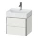 Duravit Waschtischunterschrank Compact XSquare 48,4x39cm, No w s-matt, 2 Schub., wandhängend-1