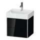 Duravit Waschtischunterschrank Compact XSquare 48,4x39cm, sw hgl, 2 Schub., wandhängend-1