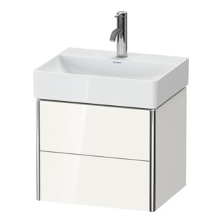 Duravit Waschtischunterschrank Compact XSquare 48,4x39cm, we. hgl, 2 Schub., wandhängend