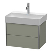 Duravit Waschtischunterschrank Compact XSquare 58,4x39cm, st-g s-matt, 2 Schub., wandhängend-5