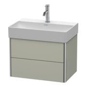 Duravit Waschtischunterschrank Compact XSquare 58,4x39cm, Tau s-matt, 2 Schub., wandhängend-2