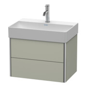 Duravit Waschtischunterschrank Compact XSquare 58,4x39cm, Tau s-matt, 2 Schub., wandhängend-4