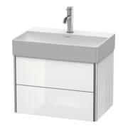 Duravit Waschtischunterschrank Compact XSquare 58,4x39cm, we. hgl, 2 Schub., wandhängend-2