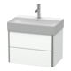 Duravit Waschtischunterschrank Compact XSquare 58,4x39cm, we. matt, 2 Schub., wandhängend-1