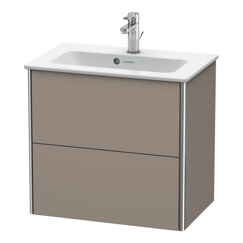 Duravit Waschtischunterschrank Compact XSquare 61x38,8cm, bas. m, 2 Schubk., wandhängend