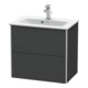 Duravit Waschtischunterschrank Compact XSquare 61x38,8cm, graph m, 2 Schubk., wandhängend-2