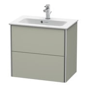 Duravit Waschtischunterschrank Compact XSquare 61x38,8cm, Tau s-matt, 2 Schubk., wandhängend-2