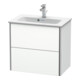 Duravit Waschtischunterschrank Compact XSquare 61x38,8cm, we m, 2 Schubk., wandhängend