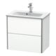 Duravit Waschtischunterschrank Compact XSquare 61x38,8cm, we matt, 2 Schubk., wandhängend-1