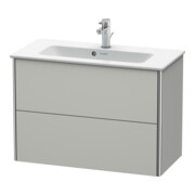 Duravit Waschtischunterschrank Compact XSquare 81x38,8cm, betongr m, 2 Schubk., wandhängend-2