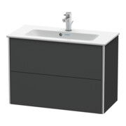 Duravit Waschtischunterschrank Compact XSquare 81x38,8cm, graph m, 2 Schubk., wandhängend-2