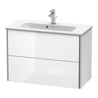 Duravit Waschtischunterschrank Compact XSquare 81x38,8cm, lei, 2 Schubk., wandhängend