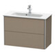 Duravit Waschtischunterschrank Compact XSquare 81x38,8cm, lei, 2 Schubk., wandhängend-2