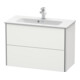 Duravit Waschtischunterschrank Compact XSquare 81x38,8cm, No w s-matt, 2 Schubk., wandhängend-5