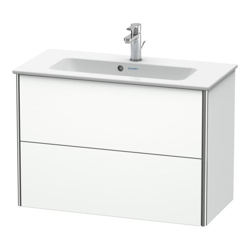Duravit Waschtischunterschrank Compact XSquare 81x38,8cm, we m, 2 Schubk., wandhängend