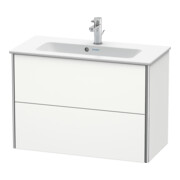Duravit Waschtischunterschrank Compact XSquare 81x38,8cm, we s-matt, 2 Schubk., wandhängend-2