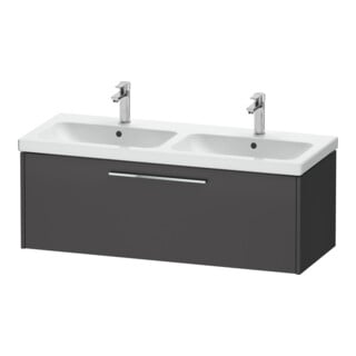 Duravit Waschtischunterschrank D-Code 118,4x40x46cm, 1 A, graph ma, Gr. chr
