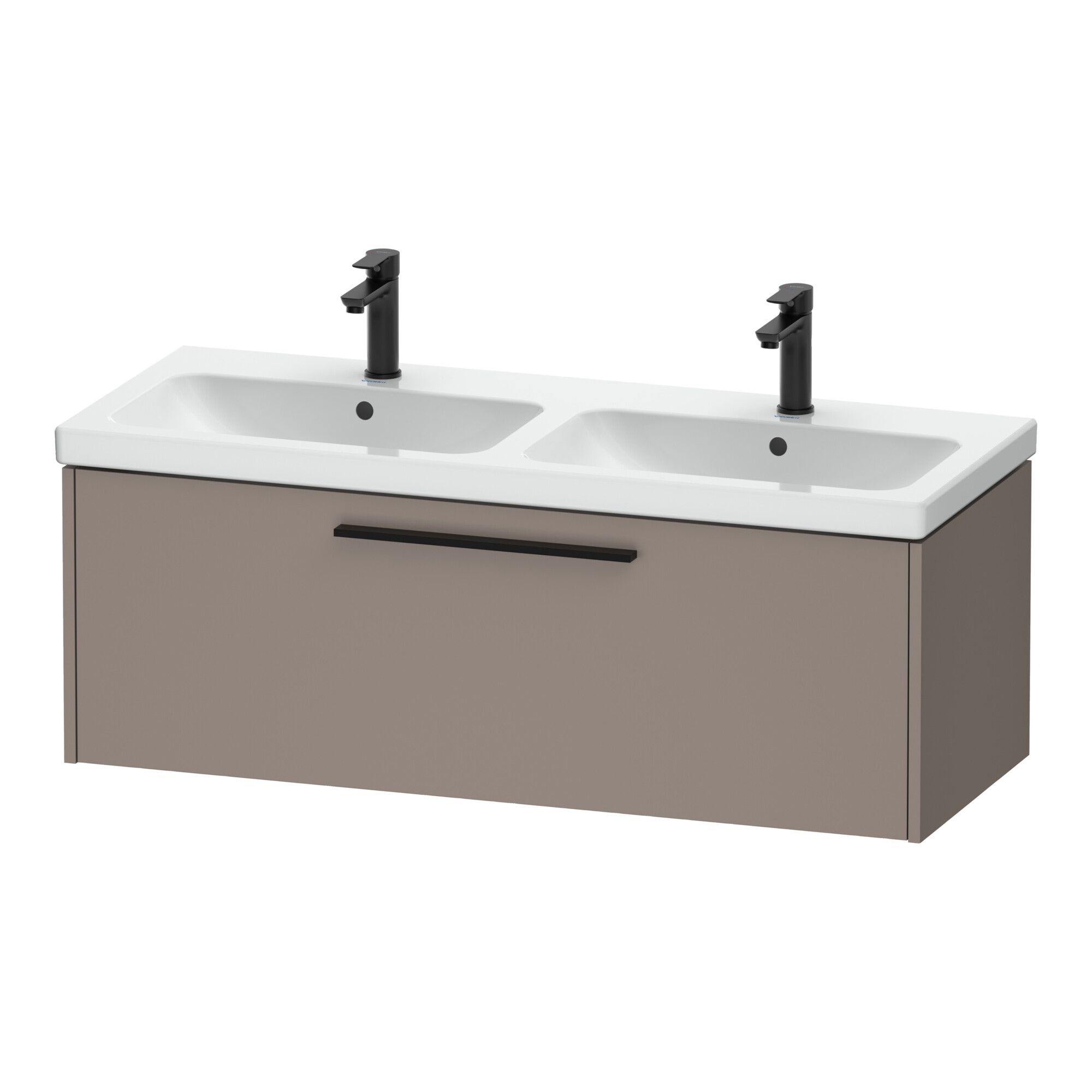 Duravit Waschtischunterschrank D-Code 118,4x40x46cm, 1 Ausz., bas. ma, Gr. sw