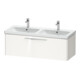 Duravit Waschtischunterschrank D-Code 118,4x40x46cm, 1 Ausz., we. hgl, Gr. chr-1