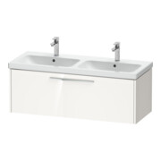 Duravit Waschtischunterschrank D-Code 118,4x40x46cm, 1 Ausz., we. hgl, Gr. chr