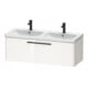 Duravit Waschtischunterschrank D-Code 118,4x40x46cm, 1 Ausz., we. hgl, Gr. sw-1