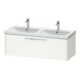 Duravit Waschtischunterschrank D-Code 118,4x40x46cm, 1 Ausz., we. ma, Gr. chr-1